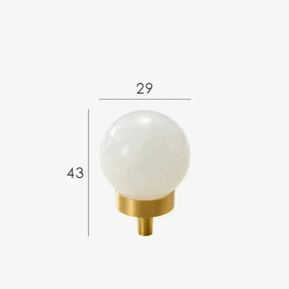 Verresa Brass Marble Knobs
