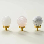 Verresa Brass Marble Knobs