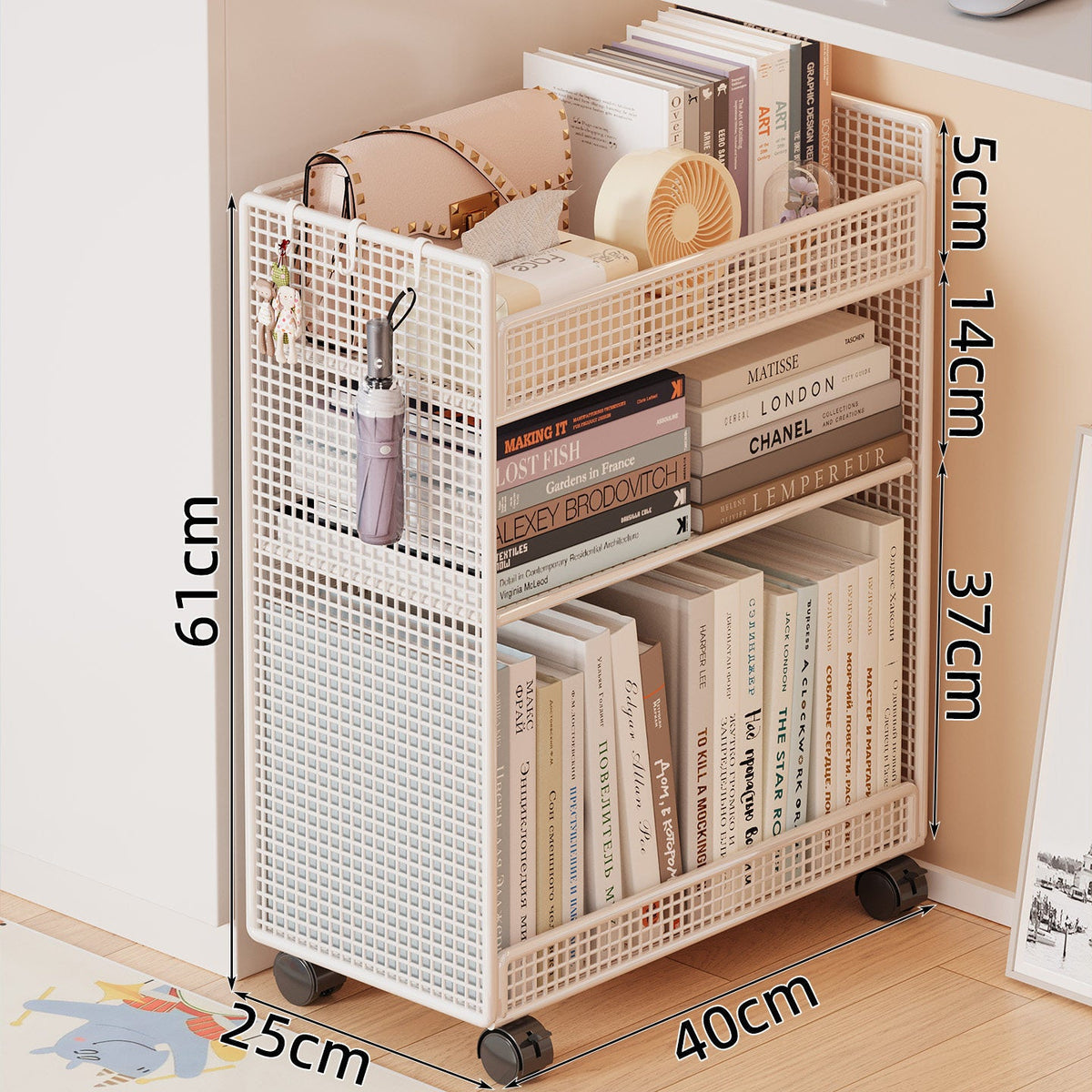 Versatile Mesh Storage Rack | Kelmera
