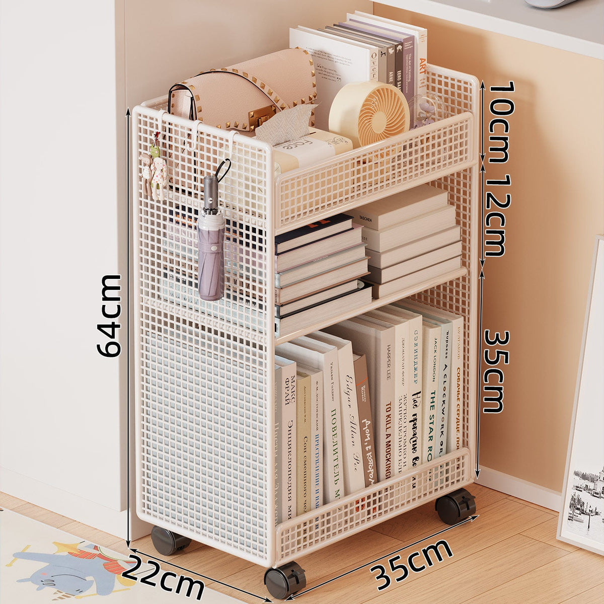 Versatile Mesh Storage Rack | Kelmera