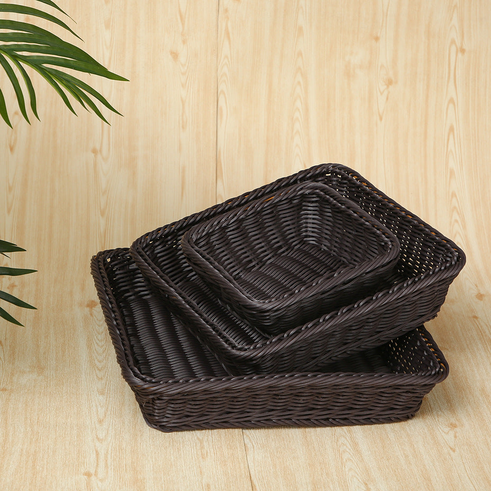 Versatile Rectangular Woven Storage Basket | Kelmera
