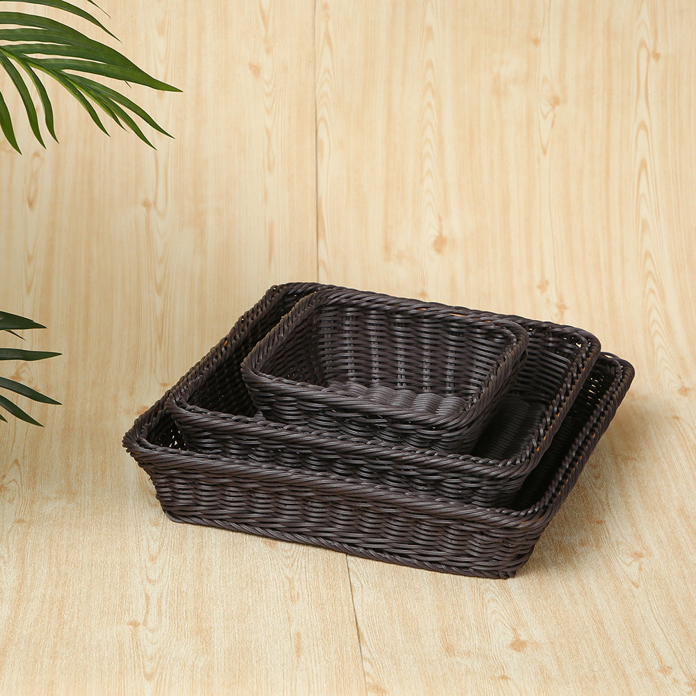 Versatile Rectangular Woven Storage Basket | Kelmera