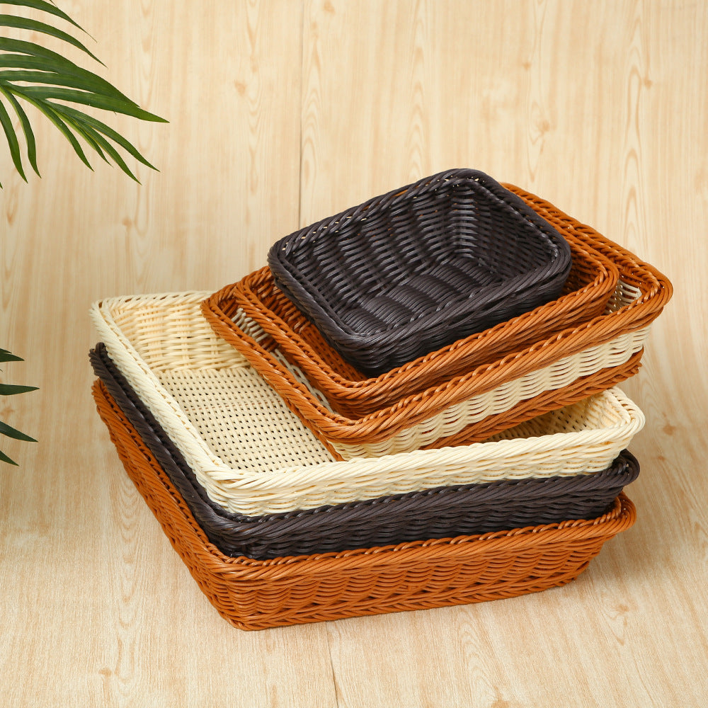 Versatile Rectangular Woven Storage Basket | Kelmera