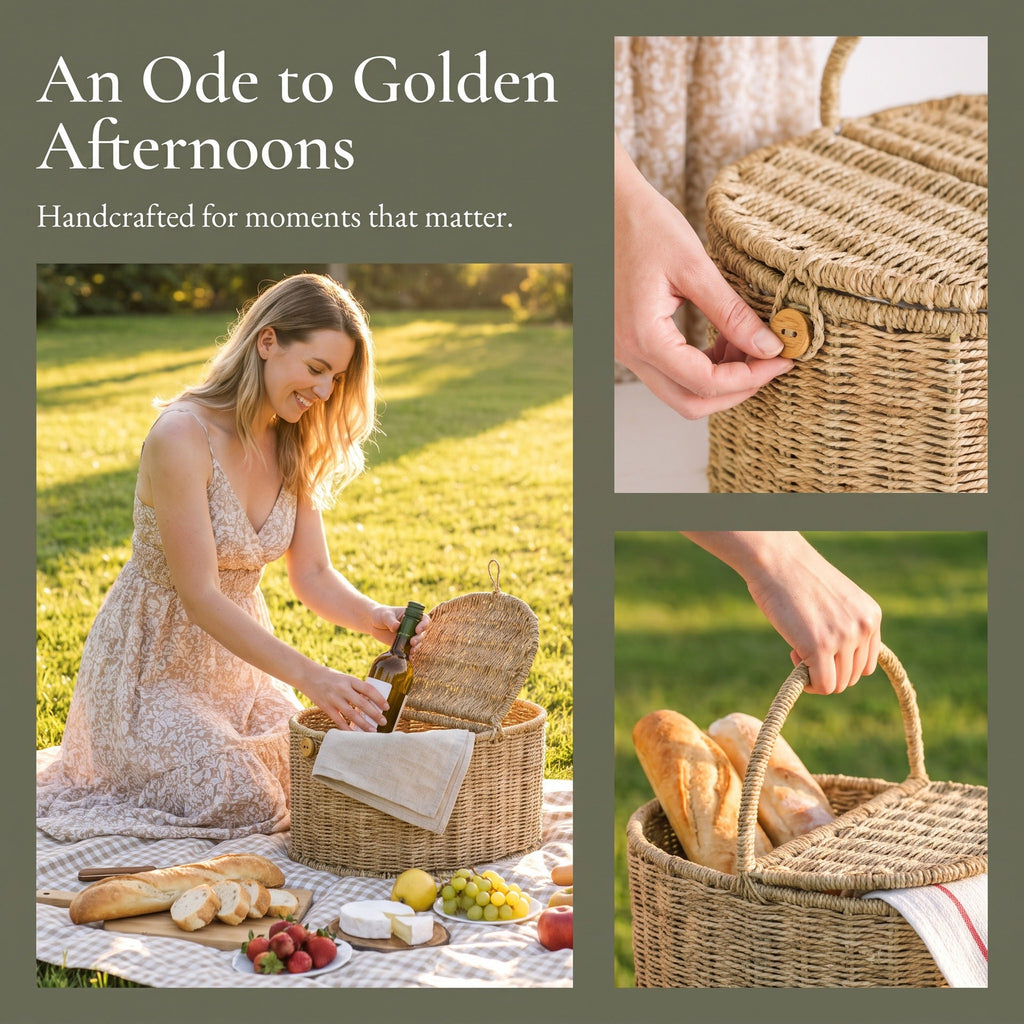 Versatile Storage Basket Handwoven | Kelmera