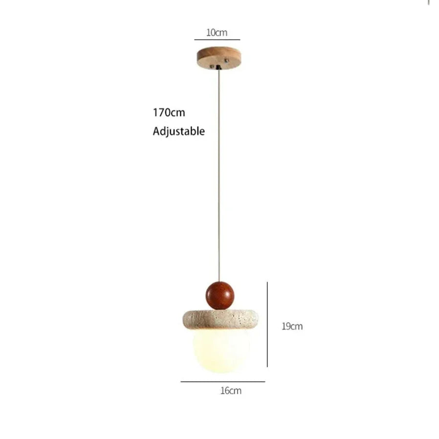 Vidigueira Travertine Pendant Lamp