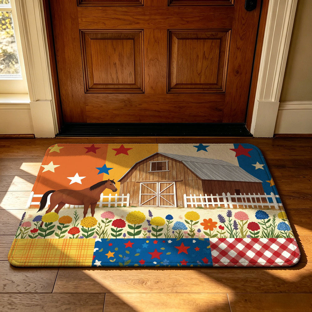 Vintage Farmhouse Welcome Mat | Kelmera