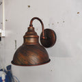 Vintage Industrial Worn Metal Wall Lamp with Curved Arms | Kelmera