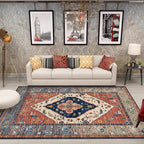 Vintage-Inspired Geometric Area Rug | Kelmera