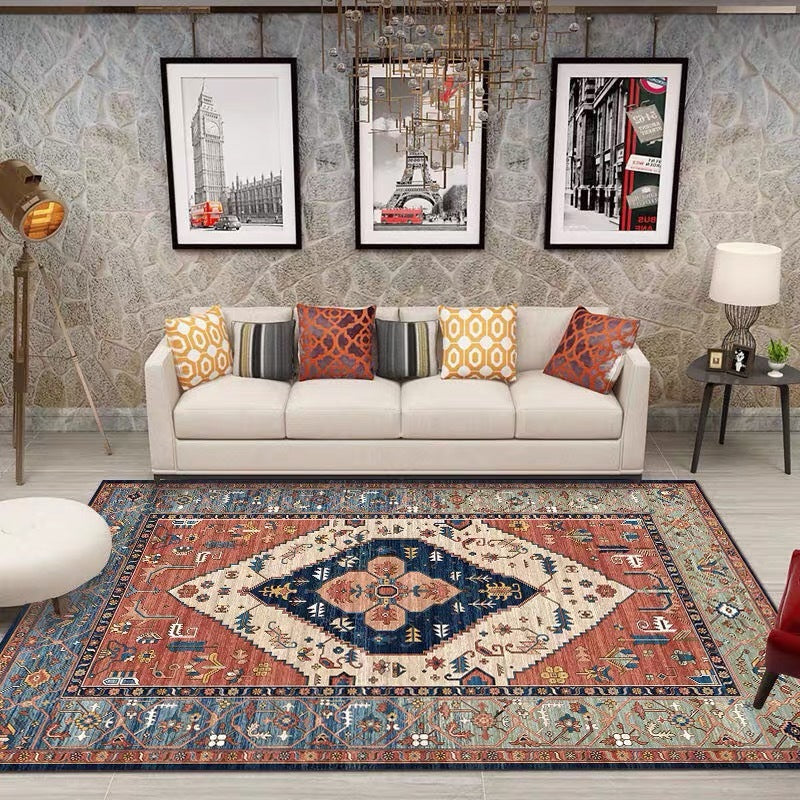 Vintage-Inspired Geometric Area Rug | Kelmera