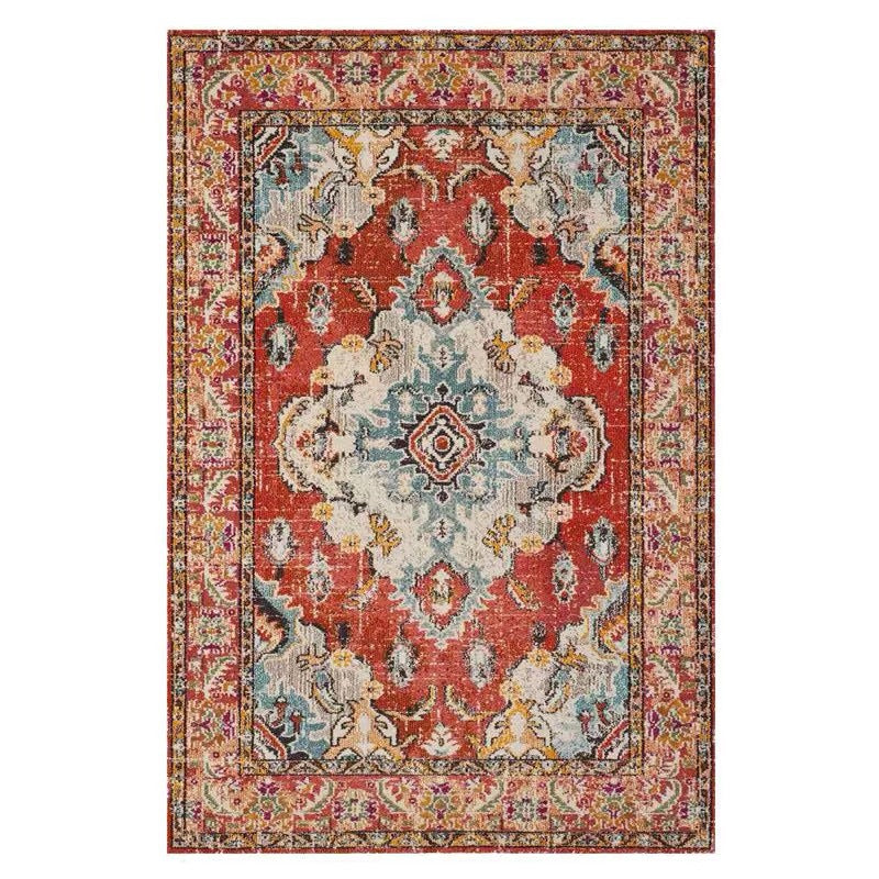 Vintage-Inspired Geometric Area Rug | Kelmera