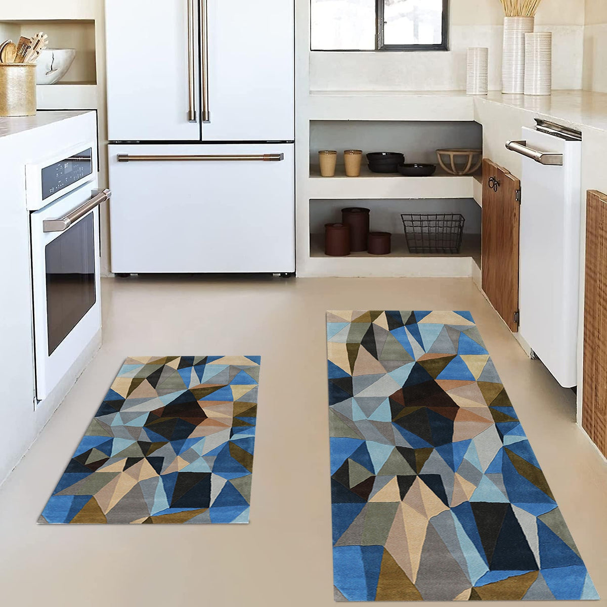 Vintage-Inspired Kitchen Mat Set | Kelmera