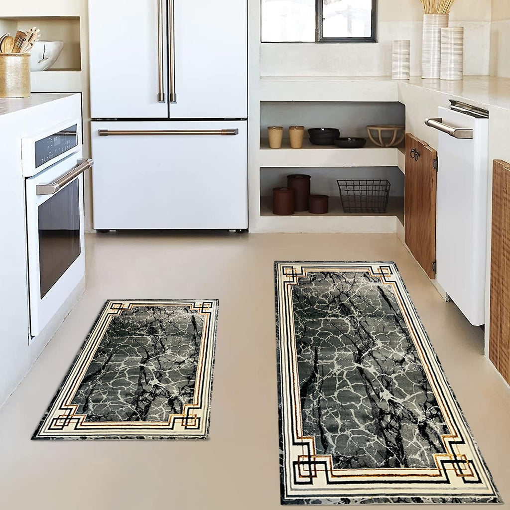Vintage-Inspired Kitchen Mat Set | Kelmera