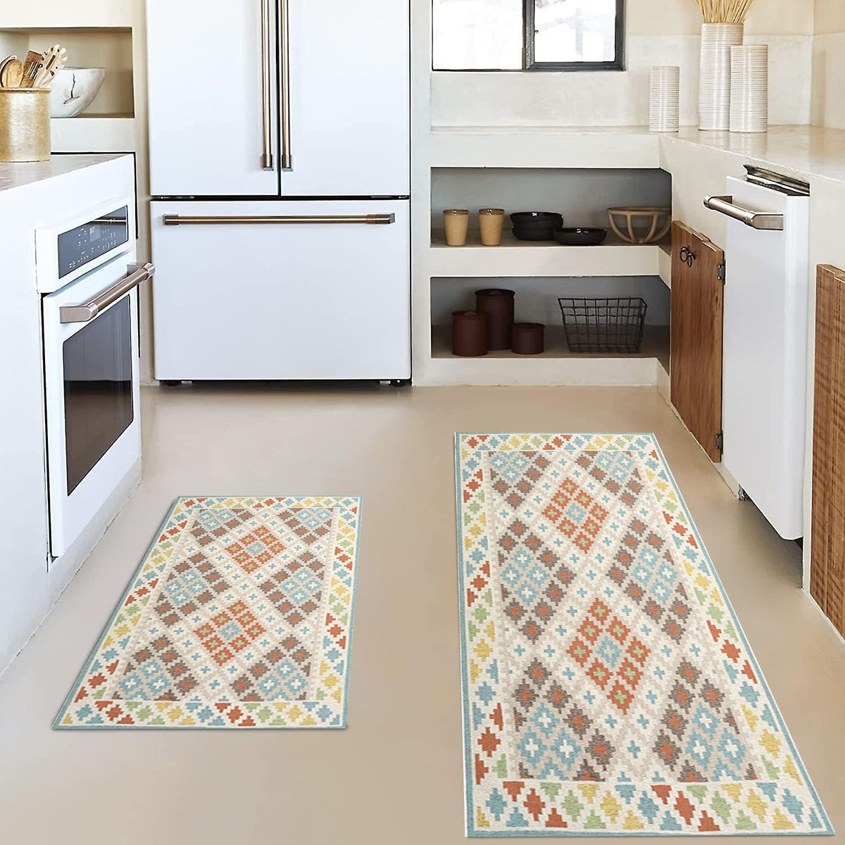 Vintage-Inspired Kitchen Mat Set | Kelmera