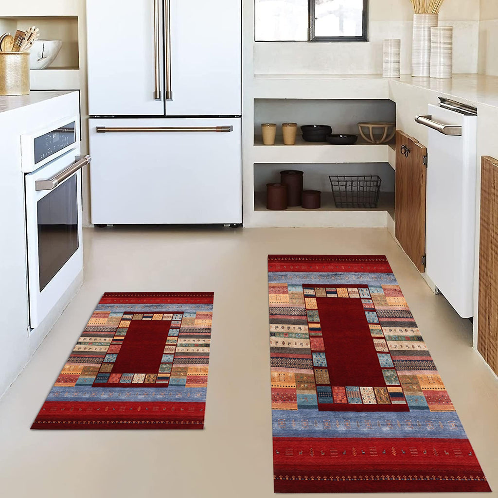 Vintage-Inspired Kitchen Mat Set | Kelmera
