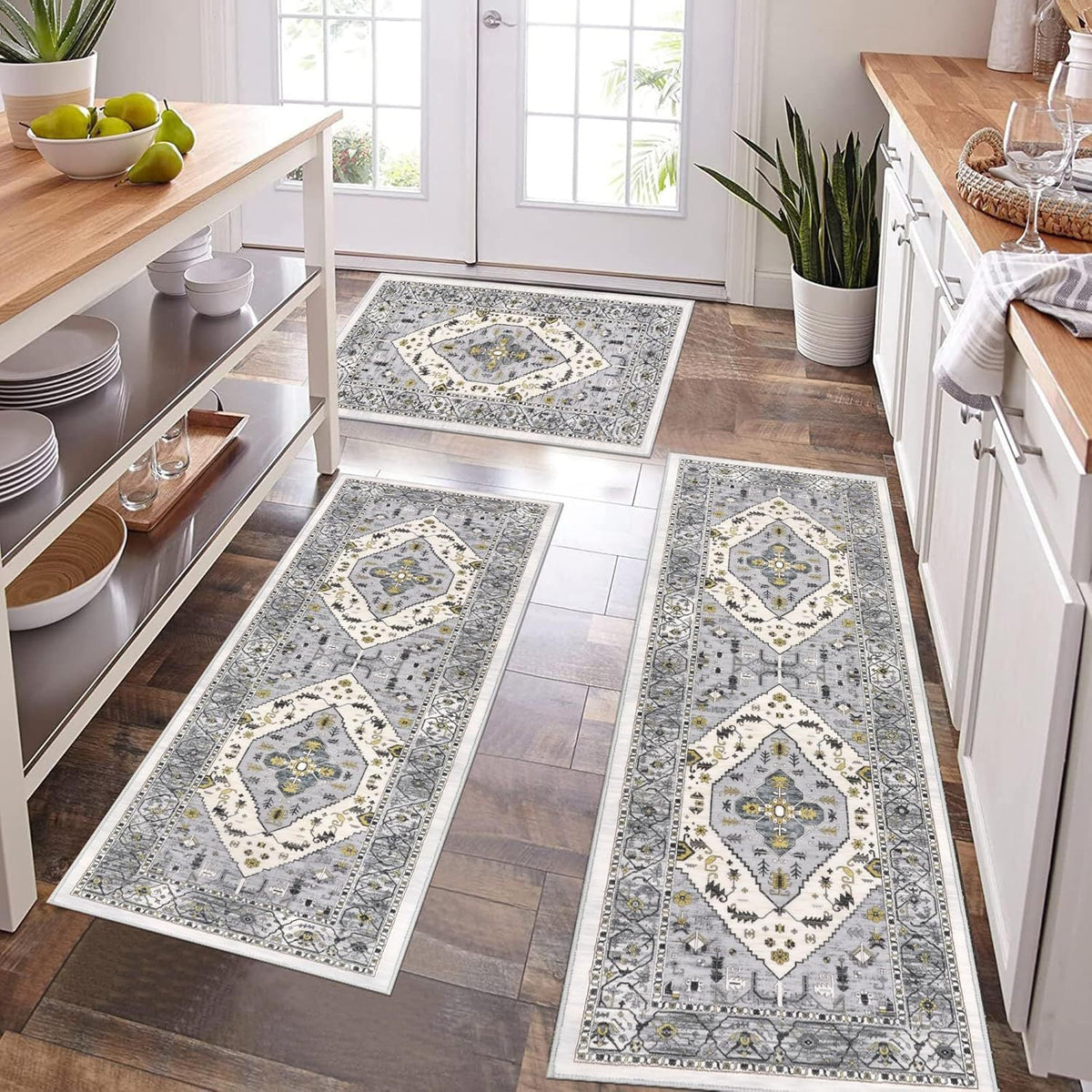 Vintage-Inspired Kitchen Runner Mat | Kelmera