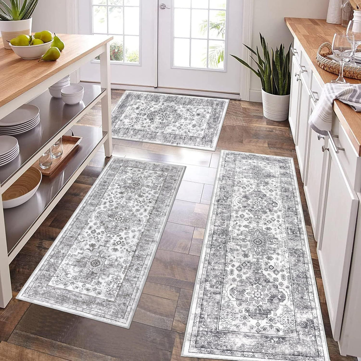 Vintage-Inspired Kitchen Runner Mat | Kelmera