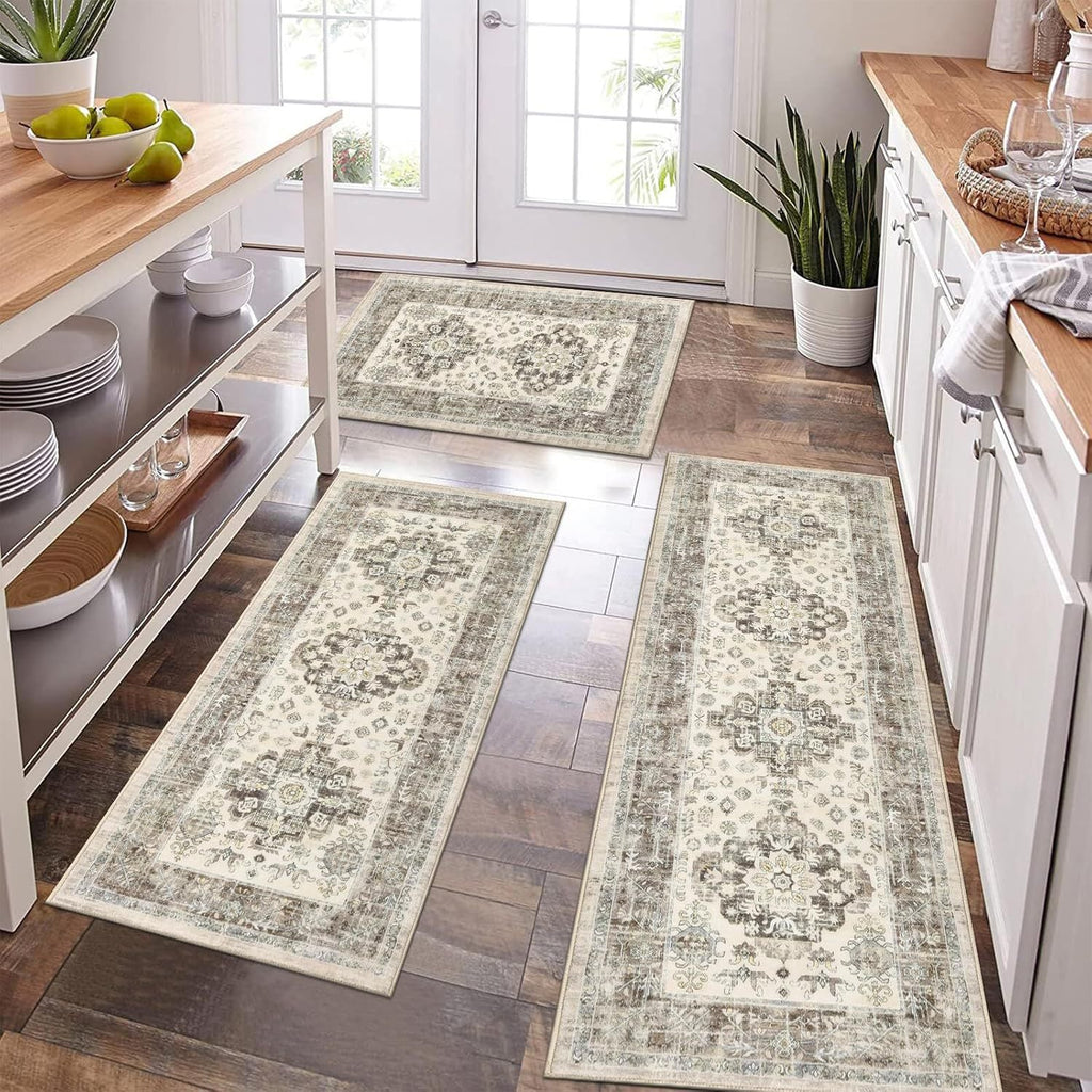 Vintage-Inspired Kitchen Runner Mat | Kelmera