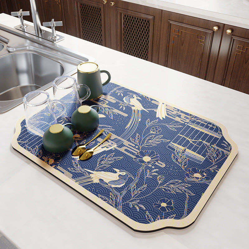 Vintage Mosaic Kitchen Counter Mat | Kelmera