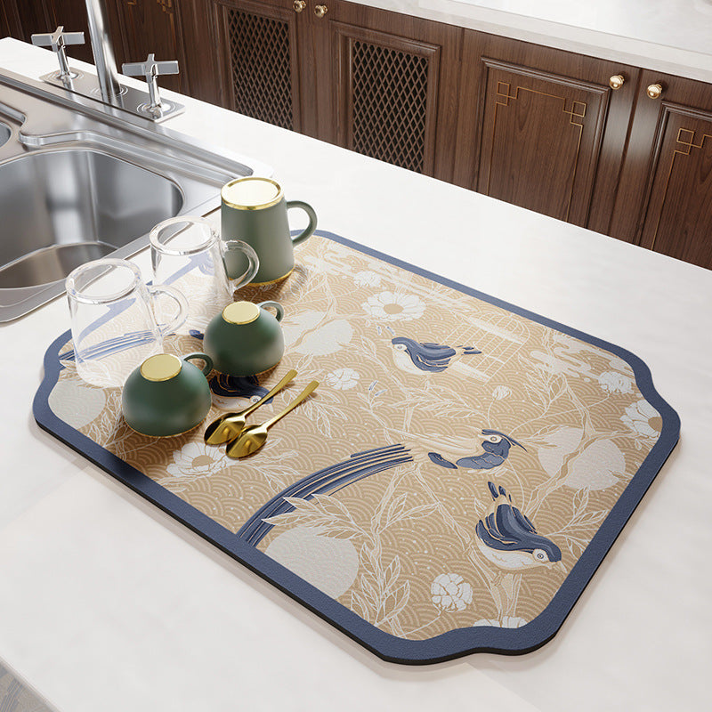 Vintage Mosaic Kitchen Counter Mat | Kelmera