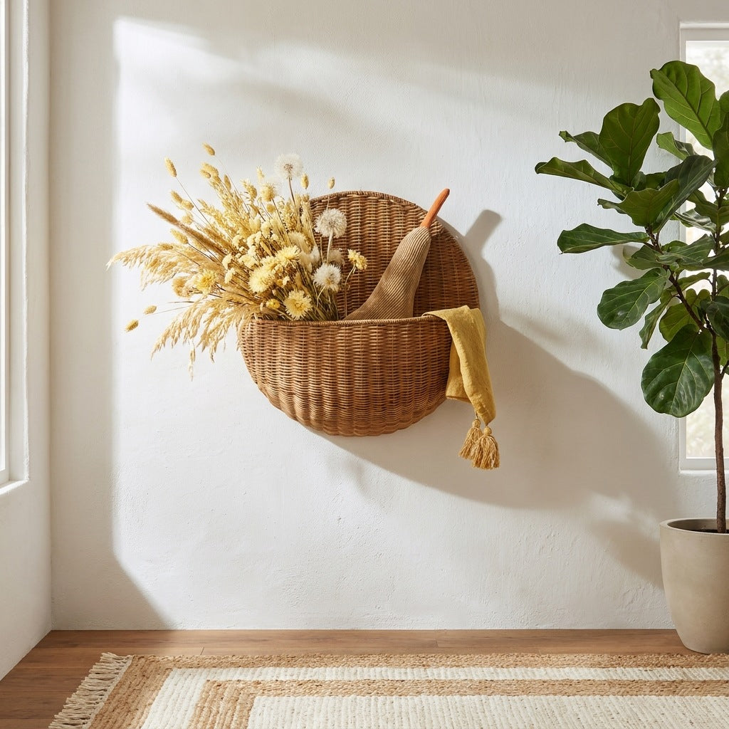 Wall Basket for Stylish Storage | Kelmera