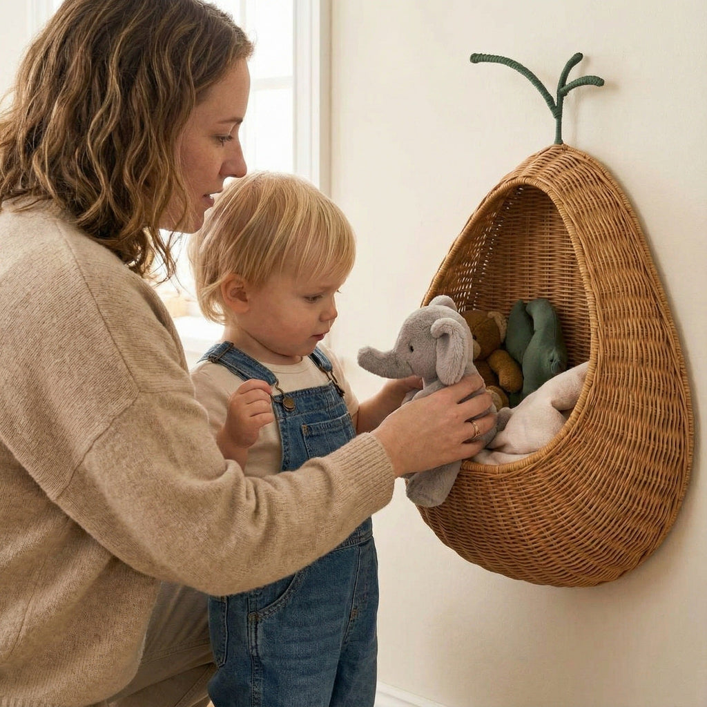 Wall Basket in Apple Shape | Kelmera