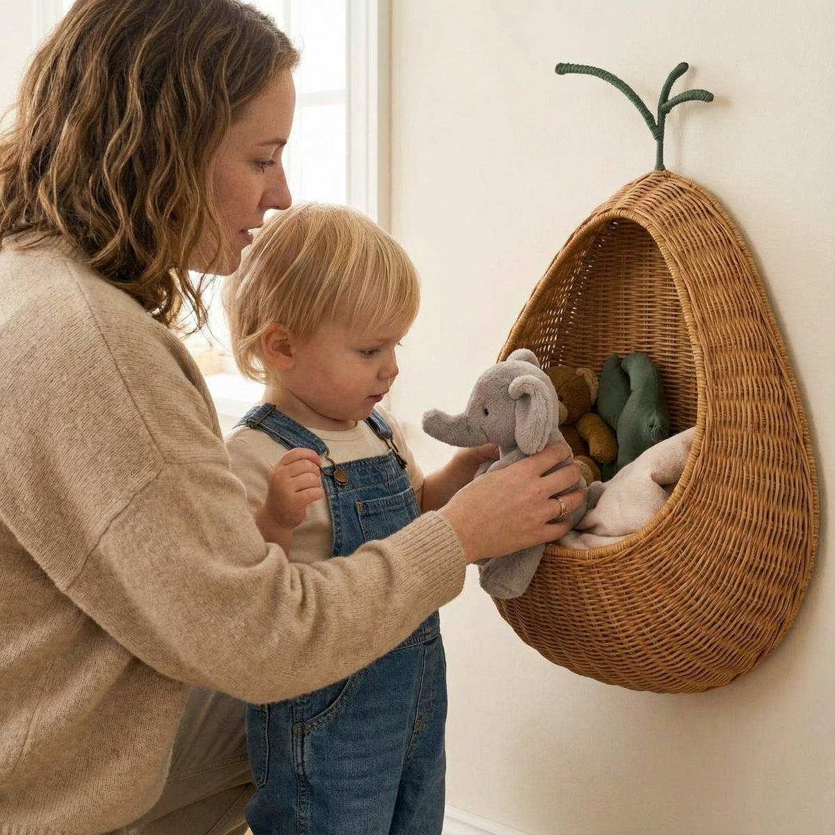 Wall Basket in Apple Shape | Kelmera