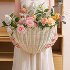 Wall Basket in Elegant Shell Design | Kelmera