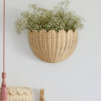 Wall Basket in Elegant Shell Design | Kelmera