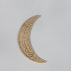 Wall Decoration made of Handwoven Rattan in Moon Design | Kelmera