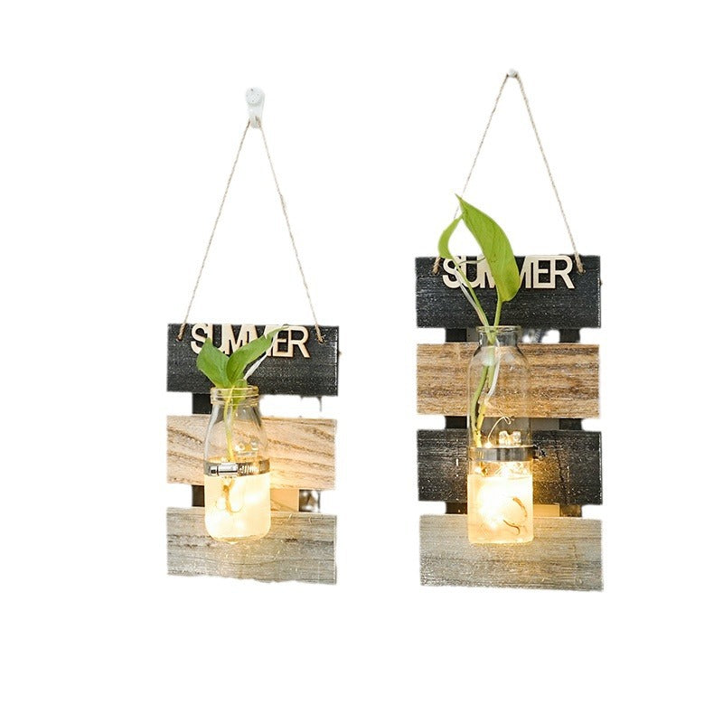 Wall Decoration with Glass Carafe Holder | Kelmera