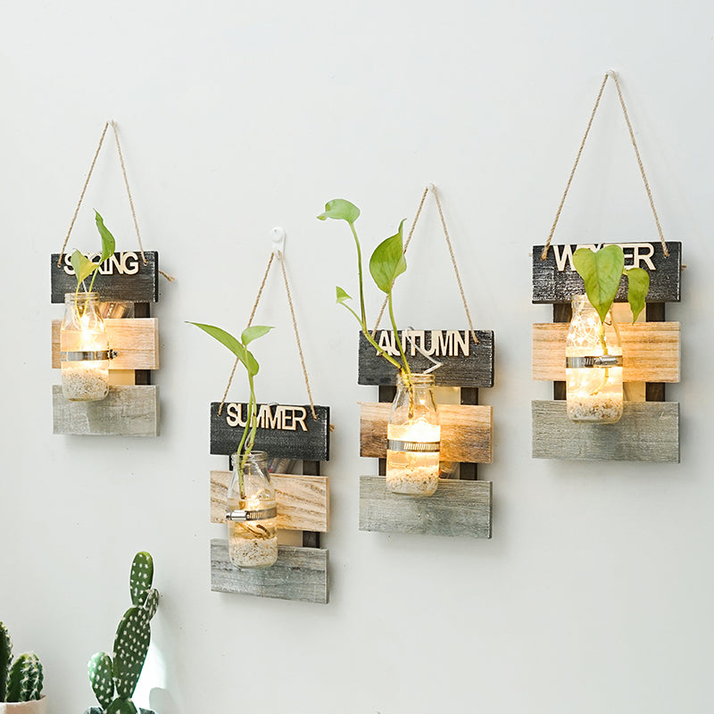 Wall Decoration with Glass Carafe Holder | Kelmera