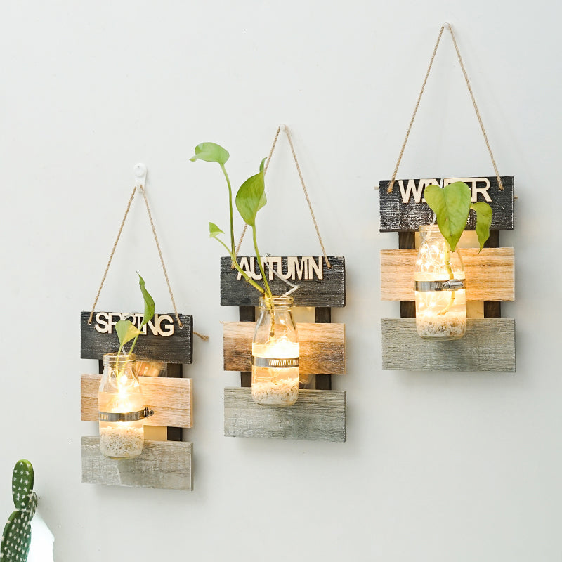 Wall Decoration with Glass Carafe Holder | Kelmera