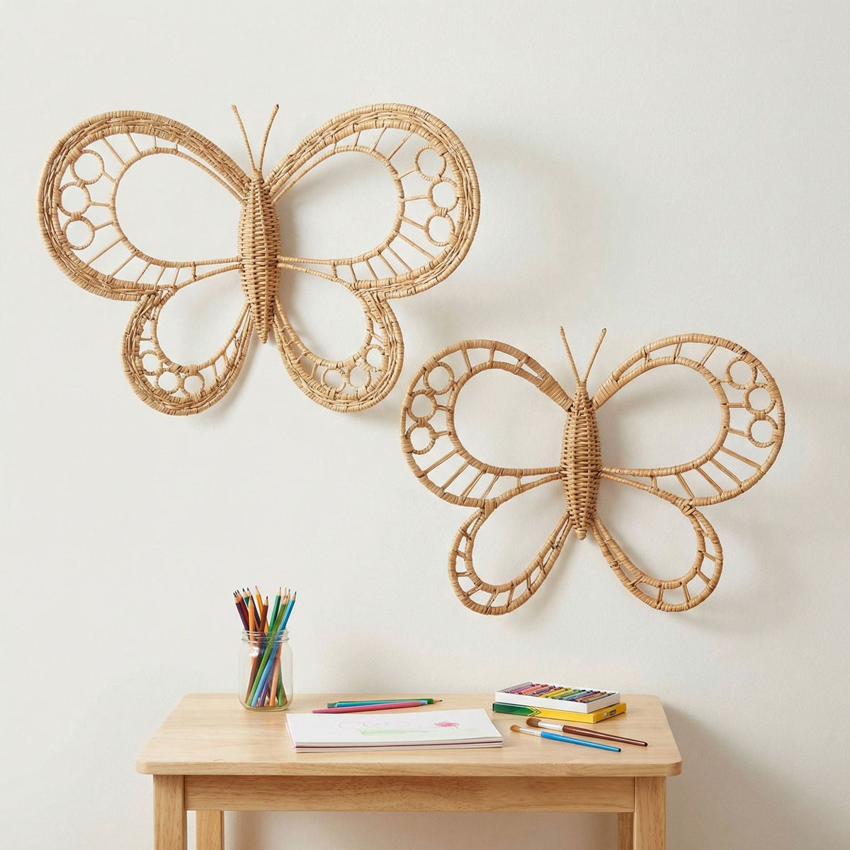 Wall Decoration Woven Natural Fiber | Kelmera