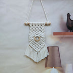 Wall Hanging Cotton Macrame Wood | Kelmera