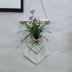 Wall Hanging Cotton Macrame Wood | Kelmera
