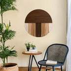 Wall Hanging made of Dyed Yarn and Wood | Kelmera