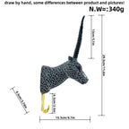 Wall Hook in the Form of a Stylized Unicorn | Kelmera