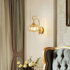 Wall Lamp Glass Metal | Kelmera