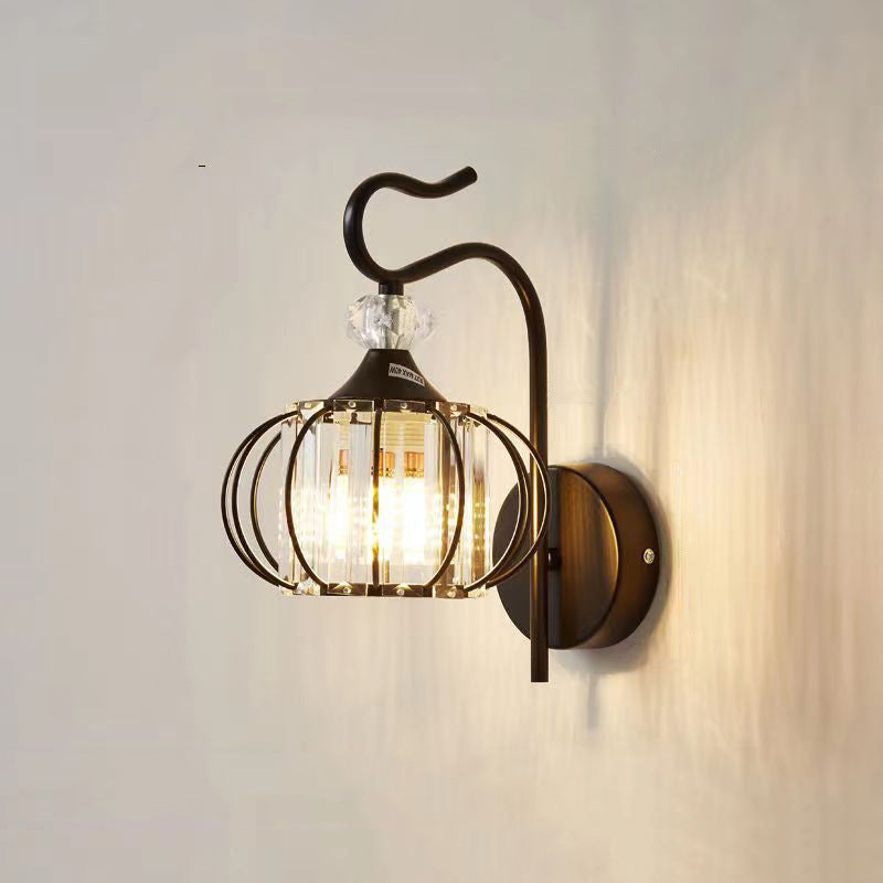 Wall Lamp Glass Metal | Kelmera