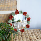 Wall Mirror with Decorative Macrame Frame | Kelmera
