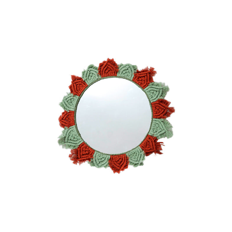 Wall Mirror with Decorative Macrame Frame | Kelmera