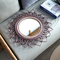 Wall Mirror with Elaborate Macrame Frame | Kelmera
