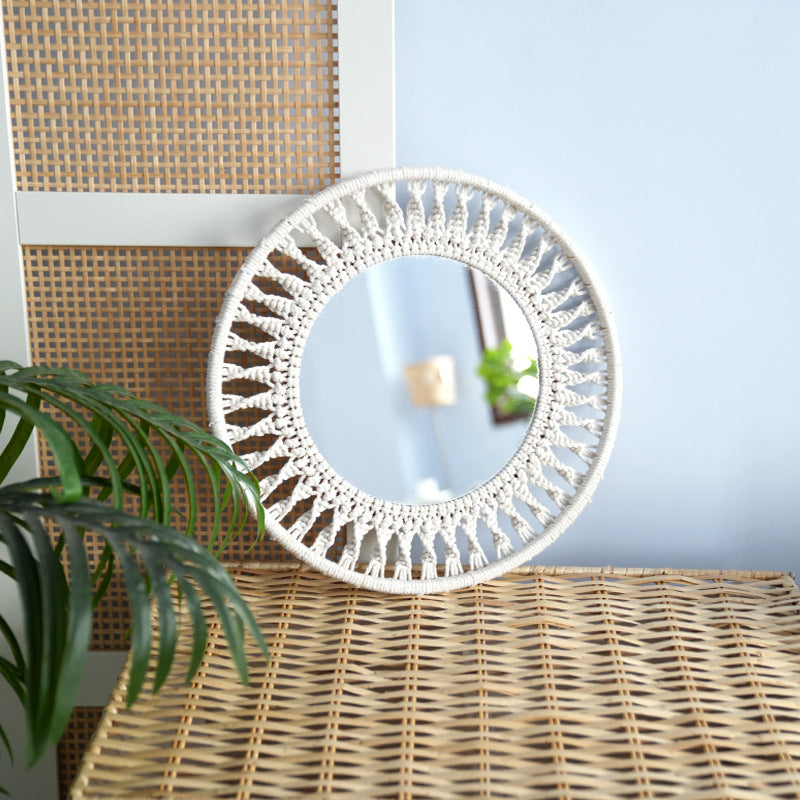 Wall Mirror with Macrame Frame | Kelmera