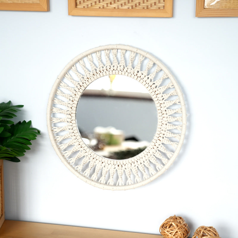 Wall Mirror with Macrame Frame | Kelmera
