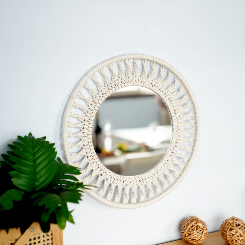 Wall Mirror with Macrame Frame | Kelmera