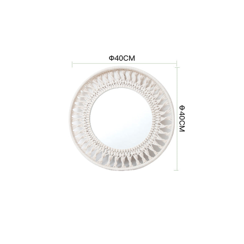 Wall Mirror with Macrame Frame | Kelmera