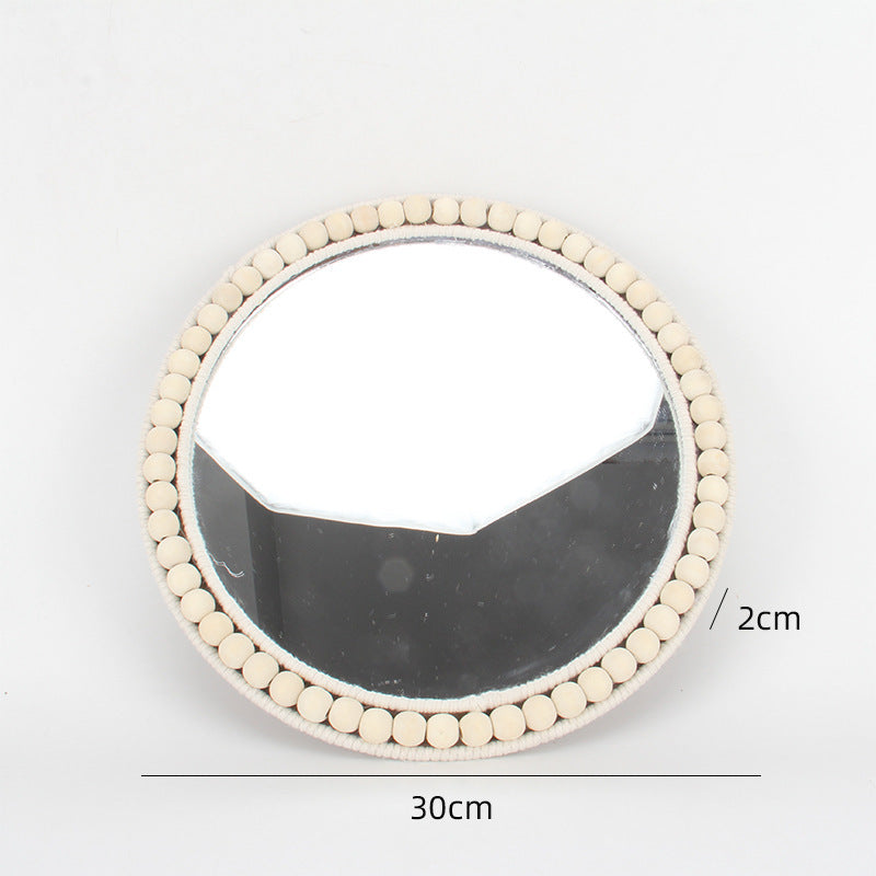 Wall Mirror with Wicker Basket | Kelmera