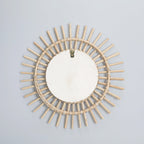 Wall Mirror with Wicker Basket | Kelmera