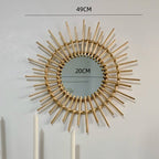 Wall Mirror with Wicker Basket | Kelmera