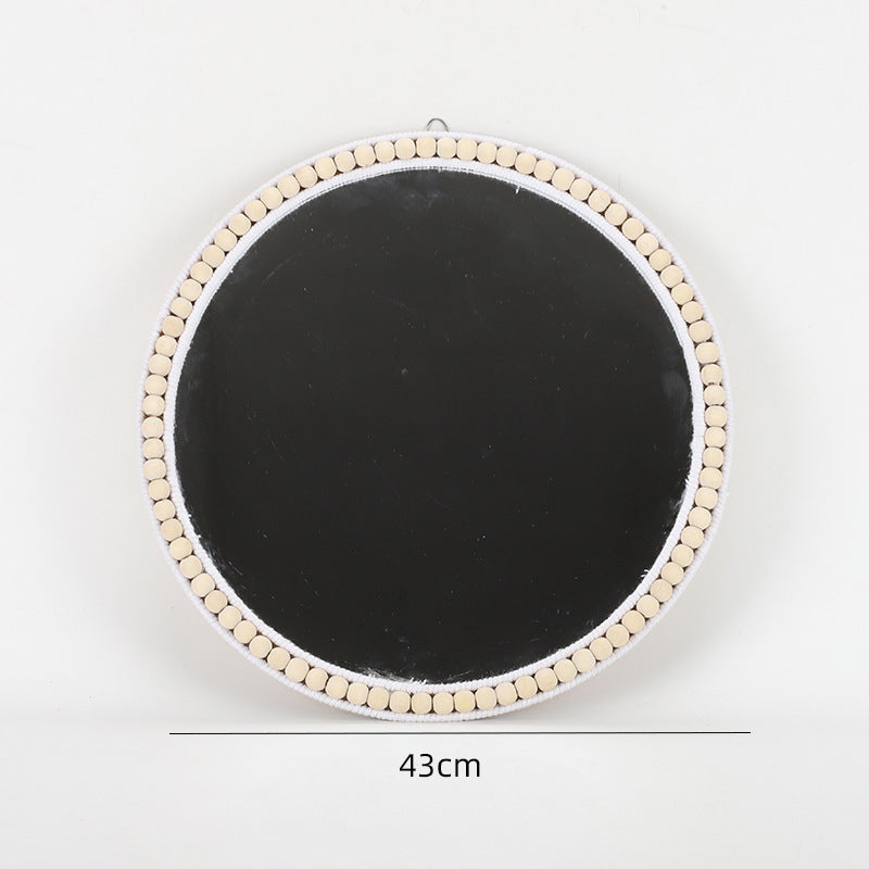 Wall Mirror with Wicker Basket | Kelmera